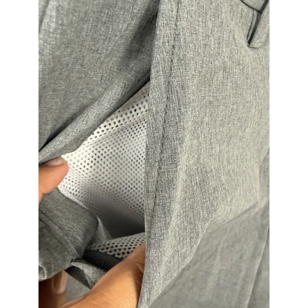 Vineyard Vines Performance Shorts Boys Size 16 Gray Flat Front Golf Stretch